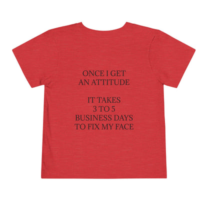 Fix My Face Toddler Unisex Short Sleeve Crewneck Tee