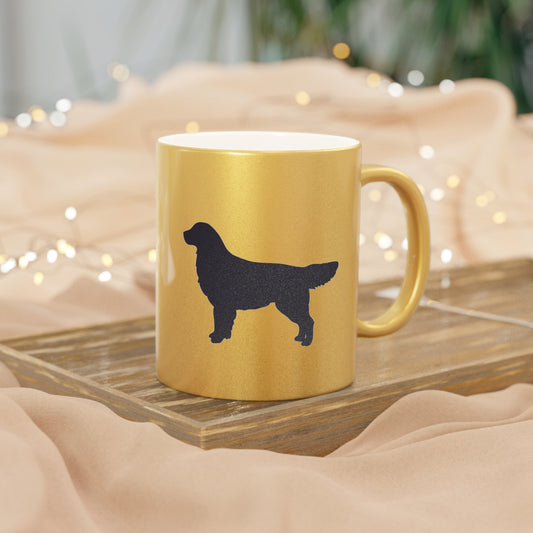 Golden Silhouette Metallic Coffee Mug