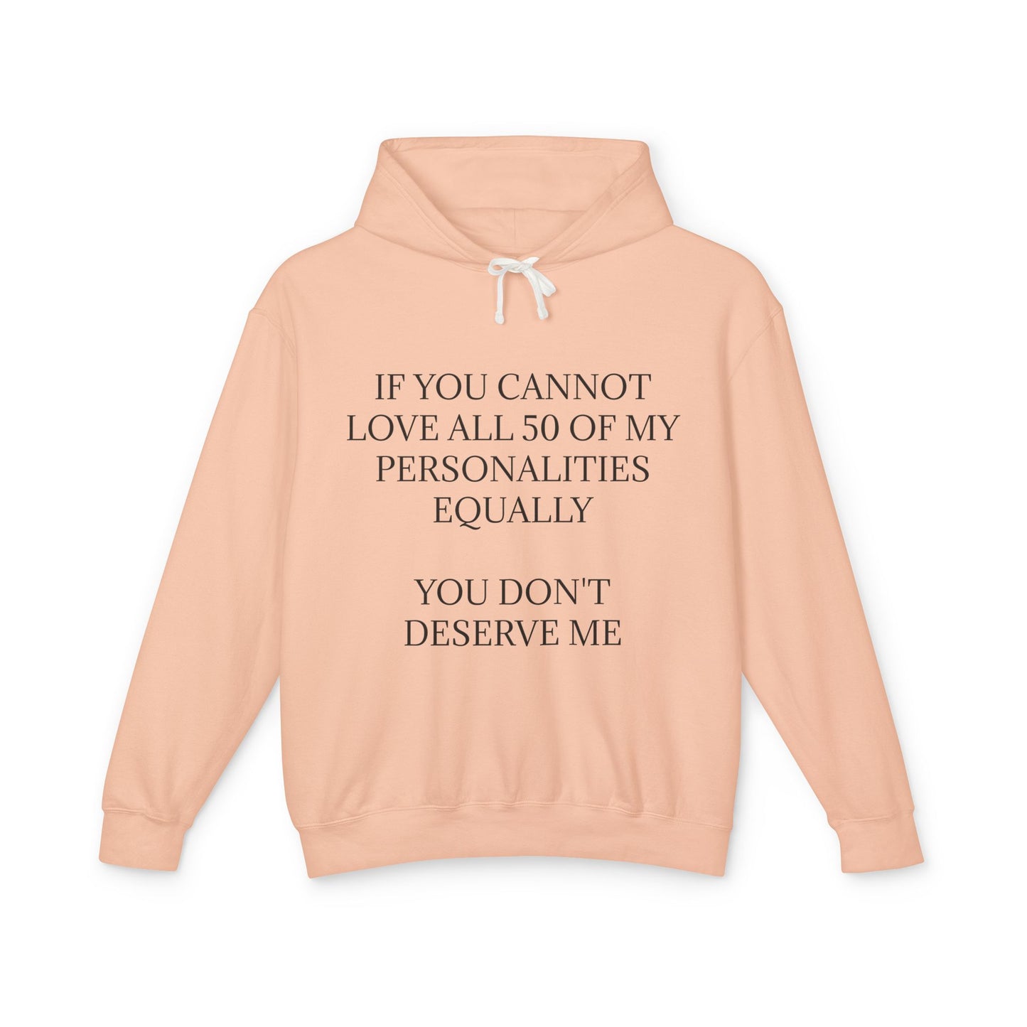 50 Personalities Unisex Lightweight Hoodie