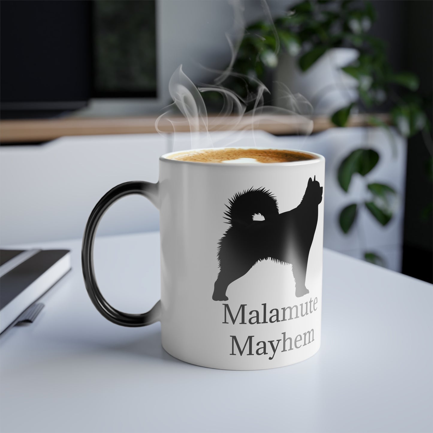 Malamute Mayhem Color Changing Mug