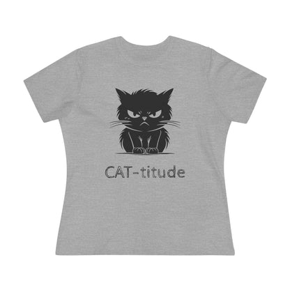 CAT-titude Women's Short Sleeve Crewneck Tee