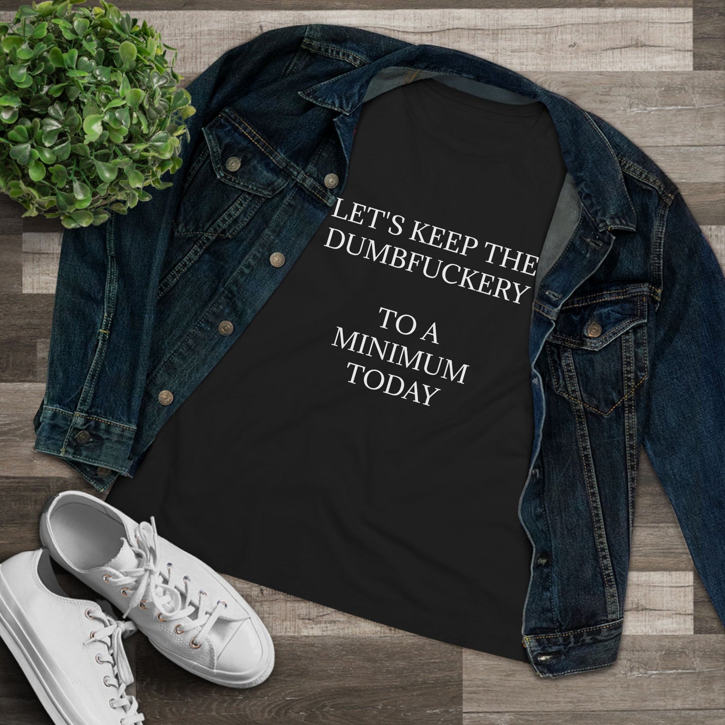 Dumbfuckery Women's Short Sleeve Crewneck Tee