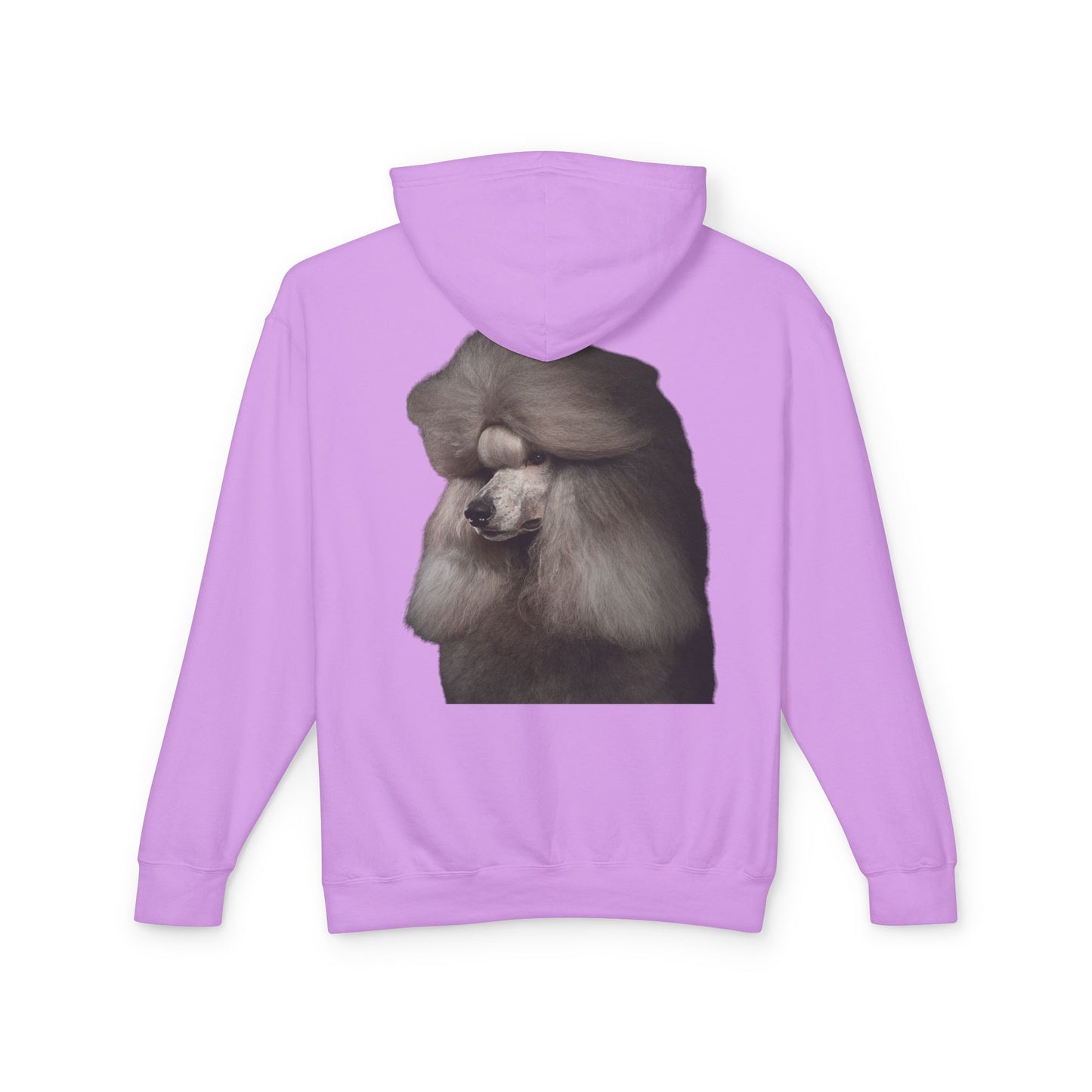 Poodle Head Unisex Lightweight Hoodie