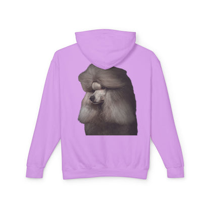 Poodle Head Unisex Lightweight Hoodie