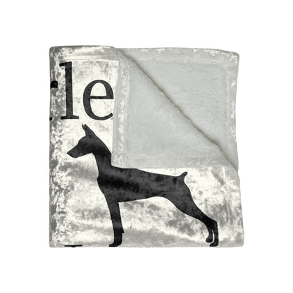 Fearless N Fabulous Crushed Velvet Blanket