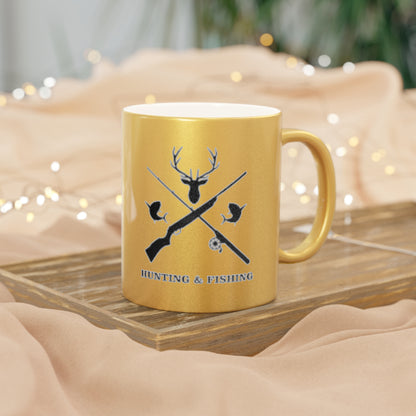 Hunting/Fishing Metallic Coffee Mug