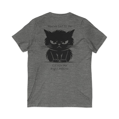 KITTEN Me Unisex Short Sleeve V-Neck Tee