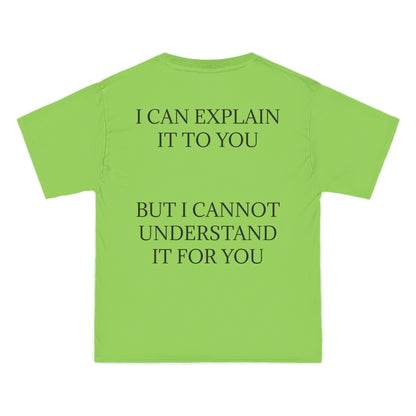 I Cannot Understand It For You Men's Short-Sleeve Crewneck Tee