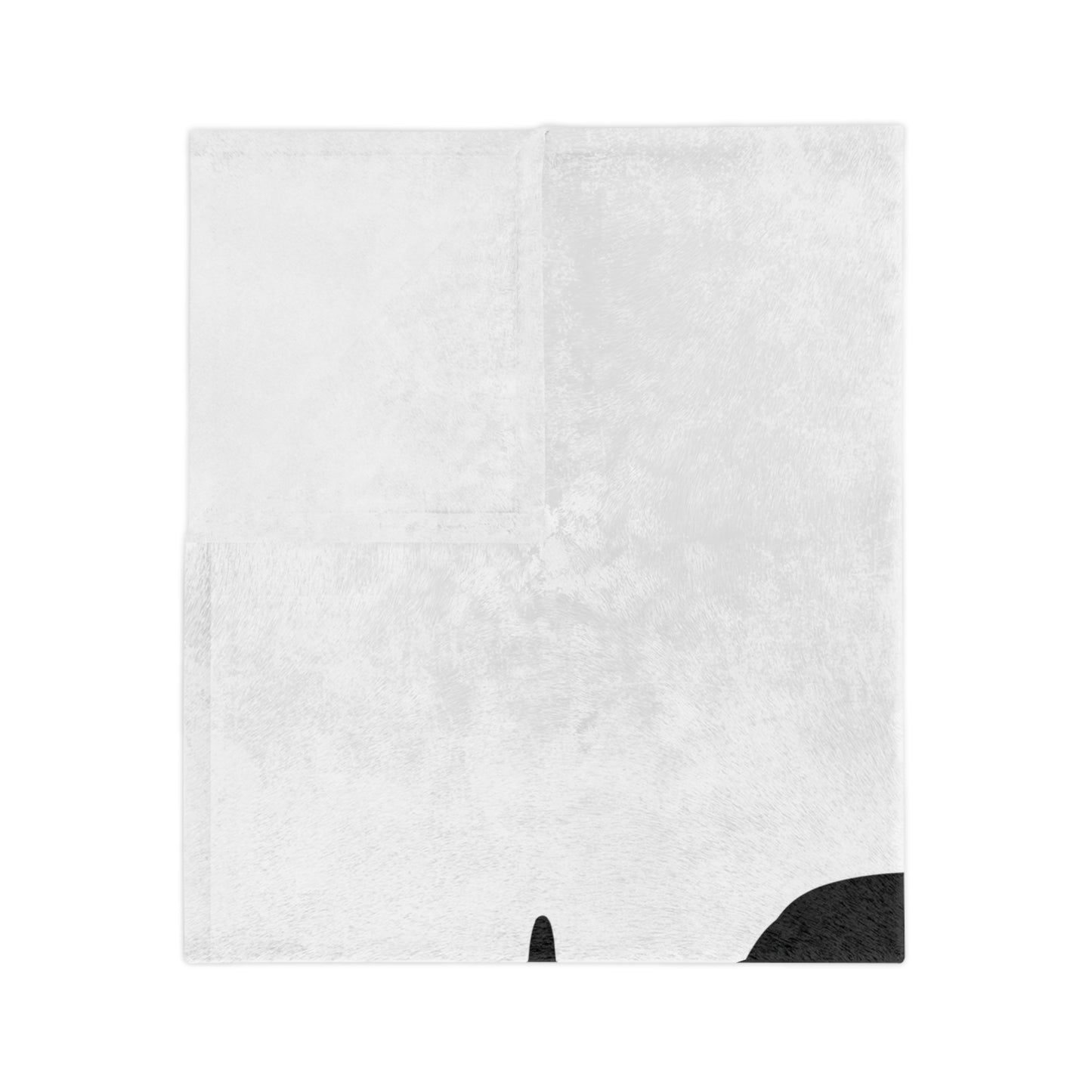 My Heart Beats For Newfies Velveteen Microfiber Blanket