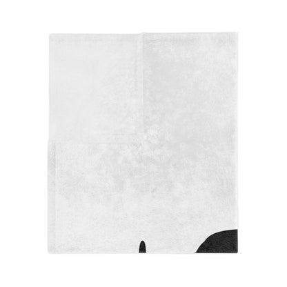 My Heart Beats For Newfies Velveteen Microfiber Blanket