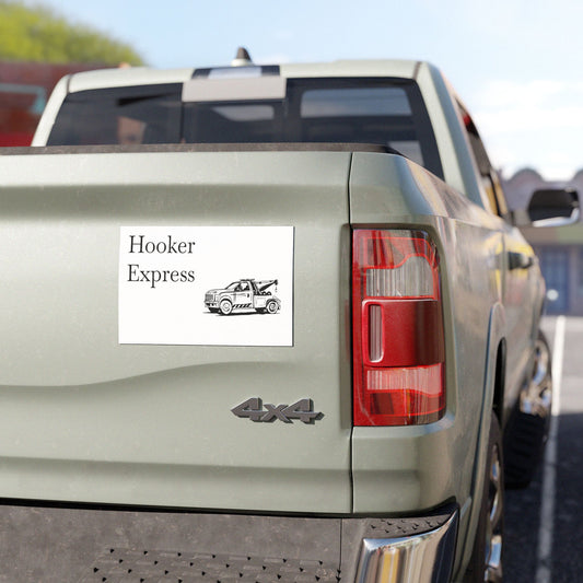 H**ker Express Wheel Lift Tow Truck Indoor/Outdoor Magnet
