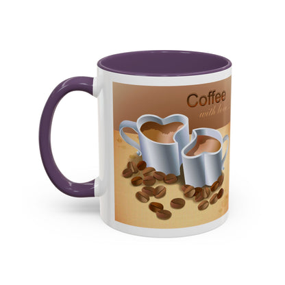 Coffee With Love 2-Tone Coffee Mug