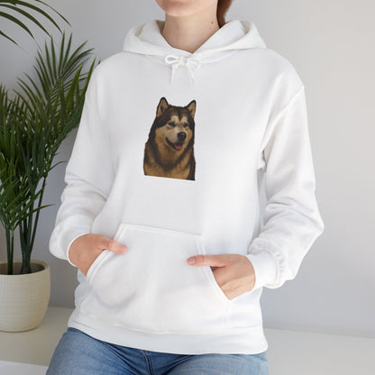 Malamute Head Unisex Hoodie
