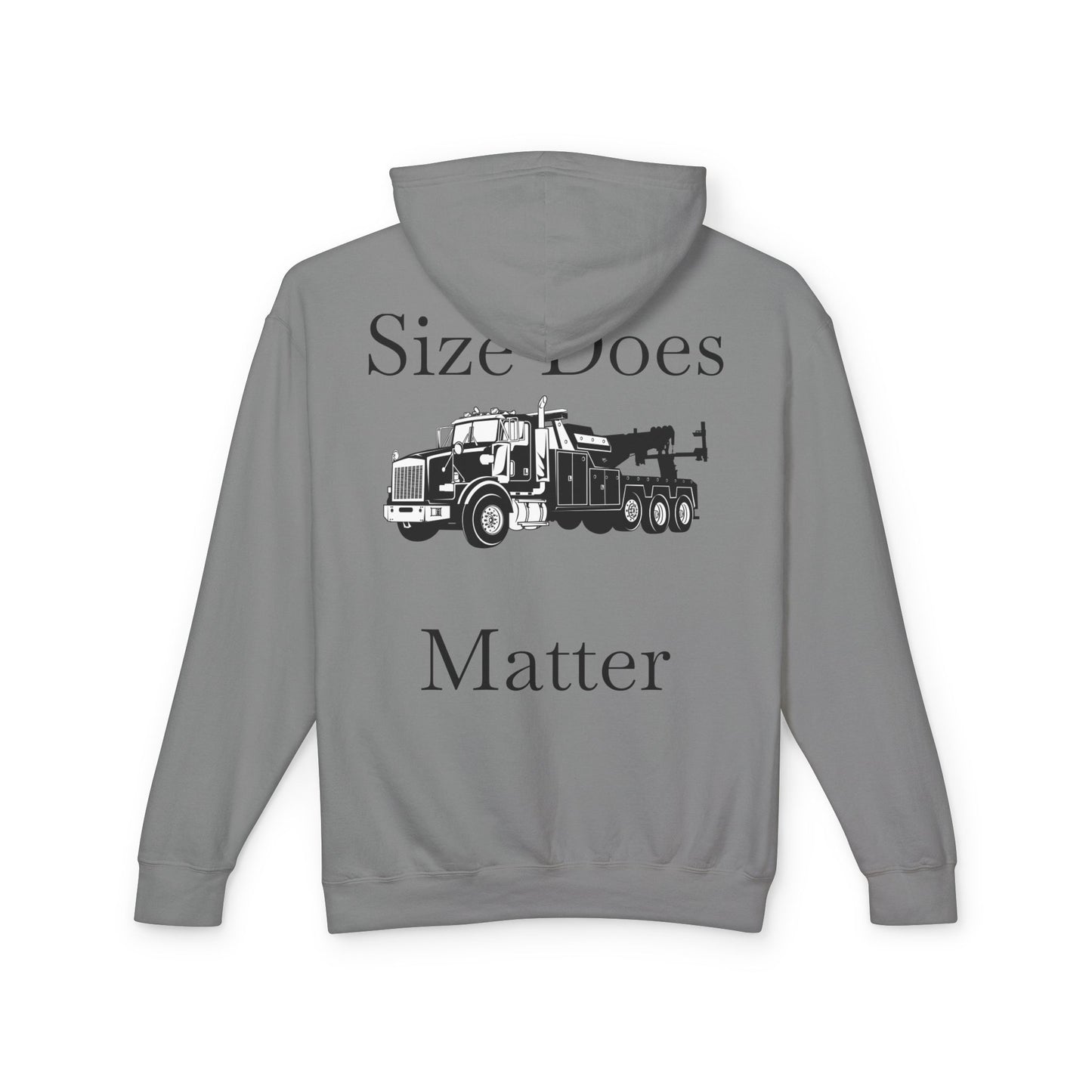 Size Does Matter Unisex Lightweight Hoodie