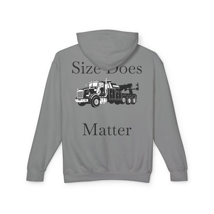 Size Does Matter Unisex Lightweight Hoodie