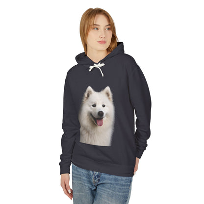 Samoyed Head Unisex Lightweight Hoodie