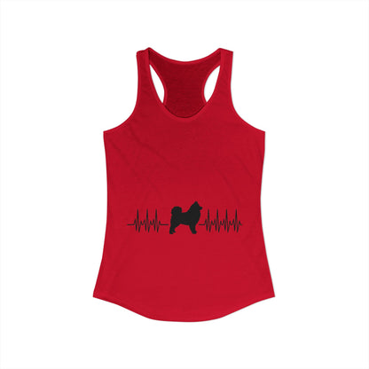 My Heart Beats For Samoyeds Women's Racerback Tank