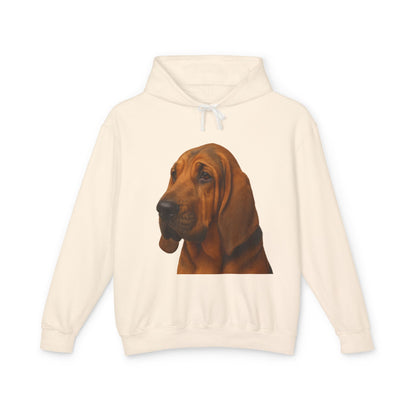 Bloodhound Head Unisex Lightweight Hoodie