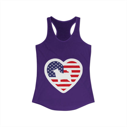Malamute Flag Women's Racerback Tank