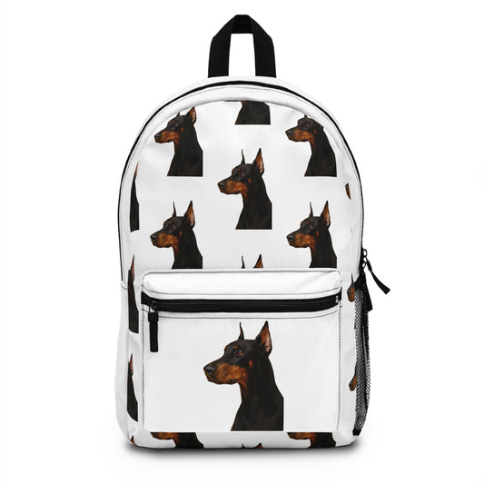 Doberman Head Backpack