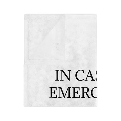 Blood Type Velveteen Microfiber Blanket