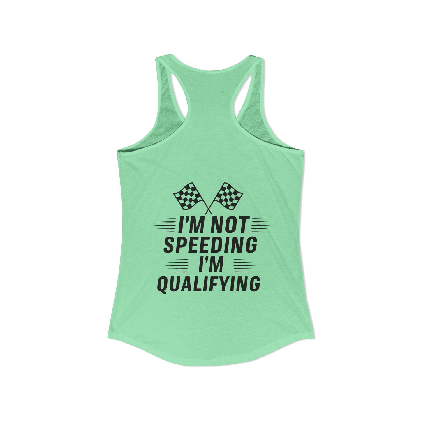 I'm Qualifying Women's Racerback Tank