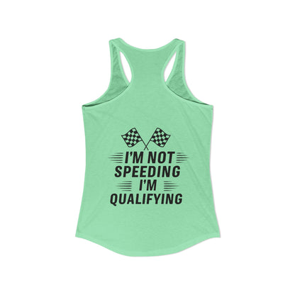 I'm Qualifying Women's Racerback Tank