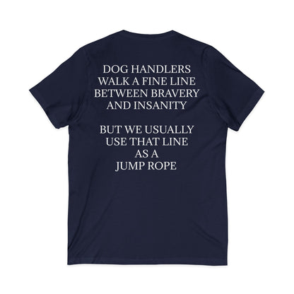 Jump Rope Unisex Short Sleeve V-Neck Tee