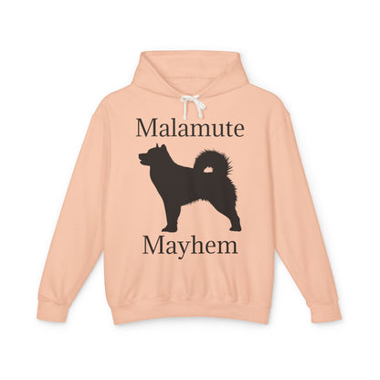 Malamute Mayhem Unisex Lightweight Hoodie