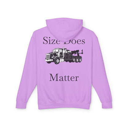 Size Does Matter Unisex Lightweight Hoodie