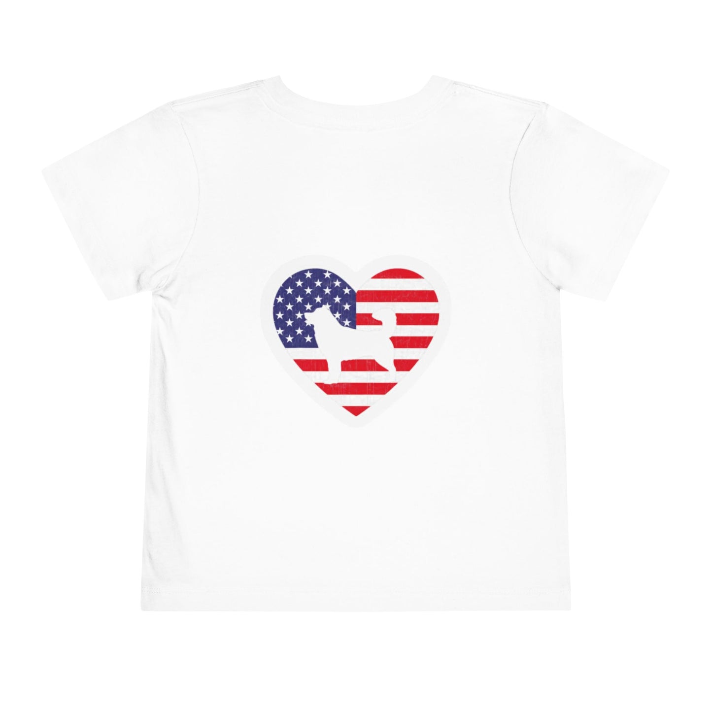 Malamute Flag Toddler Unisex Short Sleeve Crewneck Tee