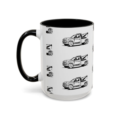 Wheel Lift Tow Truck 2-Tone Coffee Mug