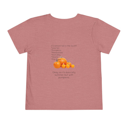 Fall In The South Toddler Unisex Short Sleeve Crewneck Tee