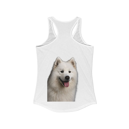 Samoyed Head Women's Racerback Tank