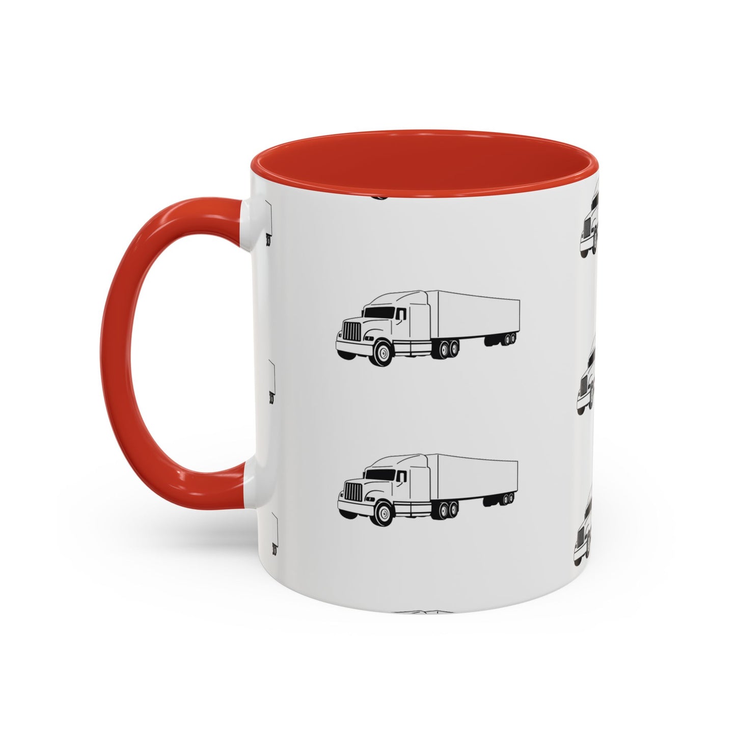 Semi Truck 2-Tone Coffee Mug