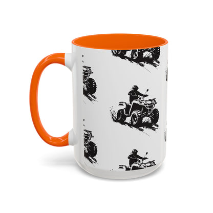 Slingin' Mud Quad 2-Tone Coffee Mug