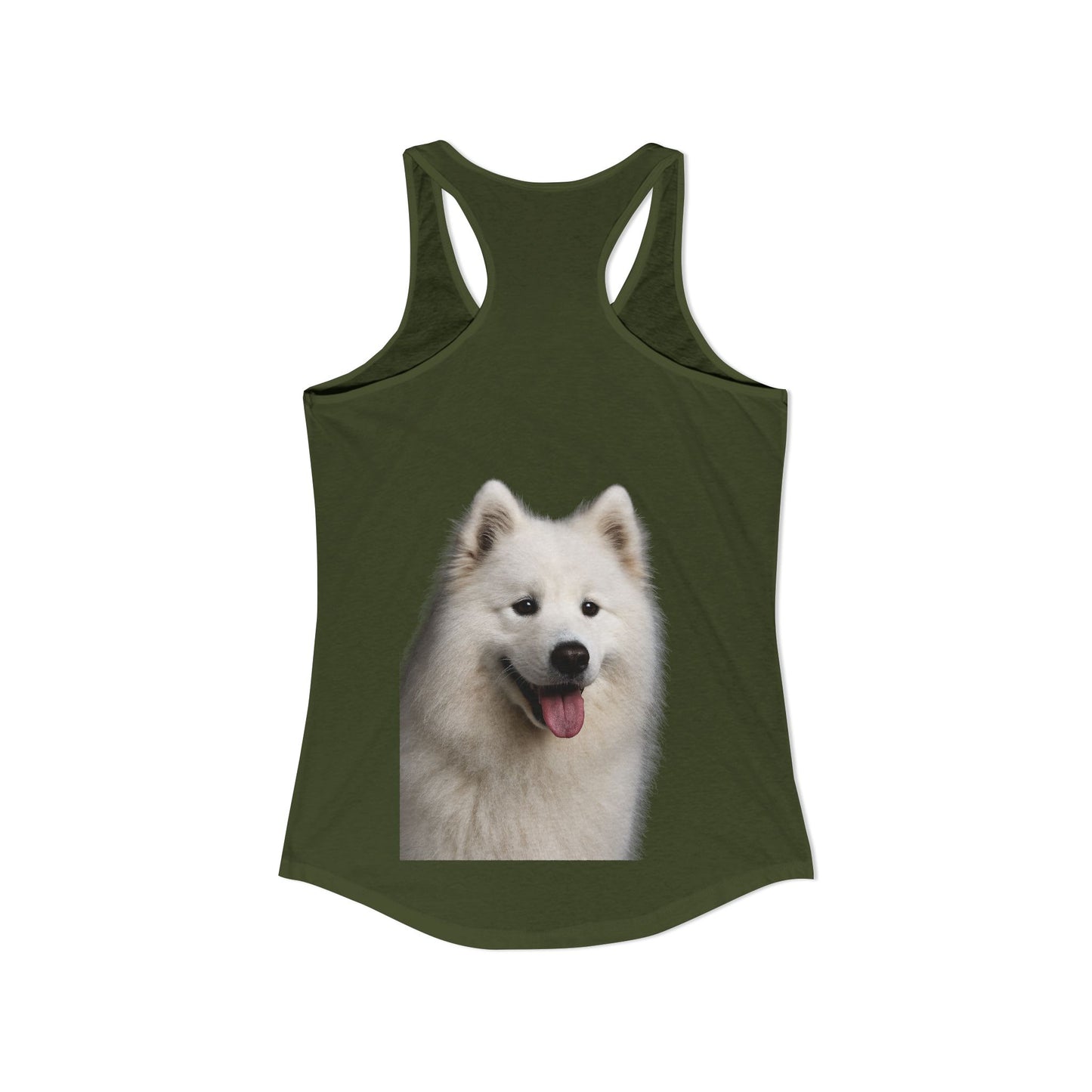 Samoyed Head Women's Racerback Tank