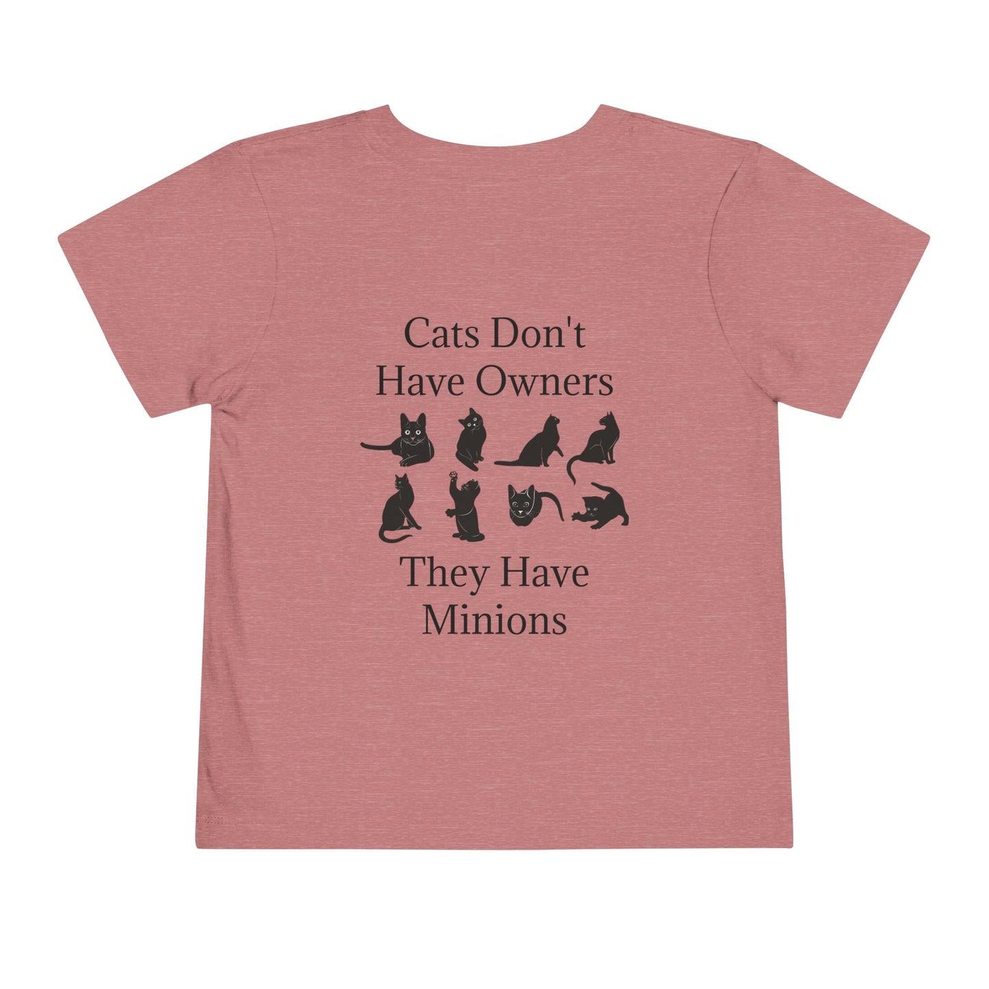 Cat Minions Toddler Unisex Short Sleeve Crewneck Tee