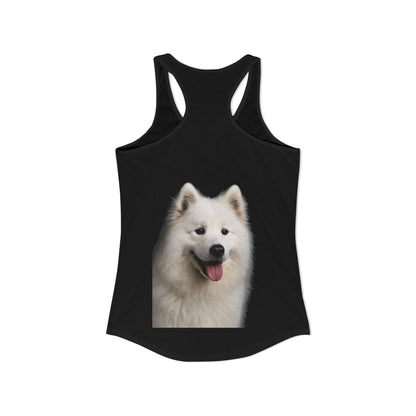 Samoyed Head Women's Racerback Tank