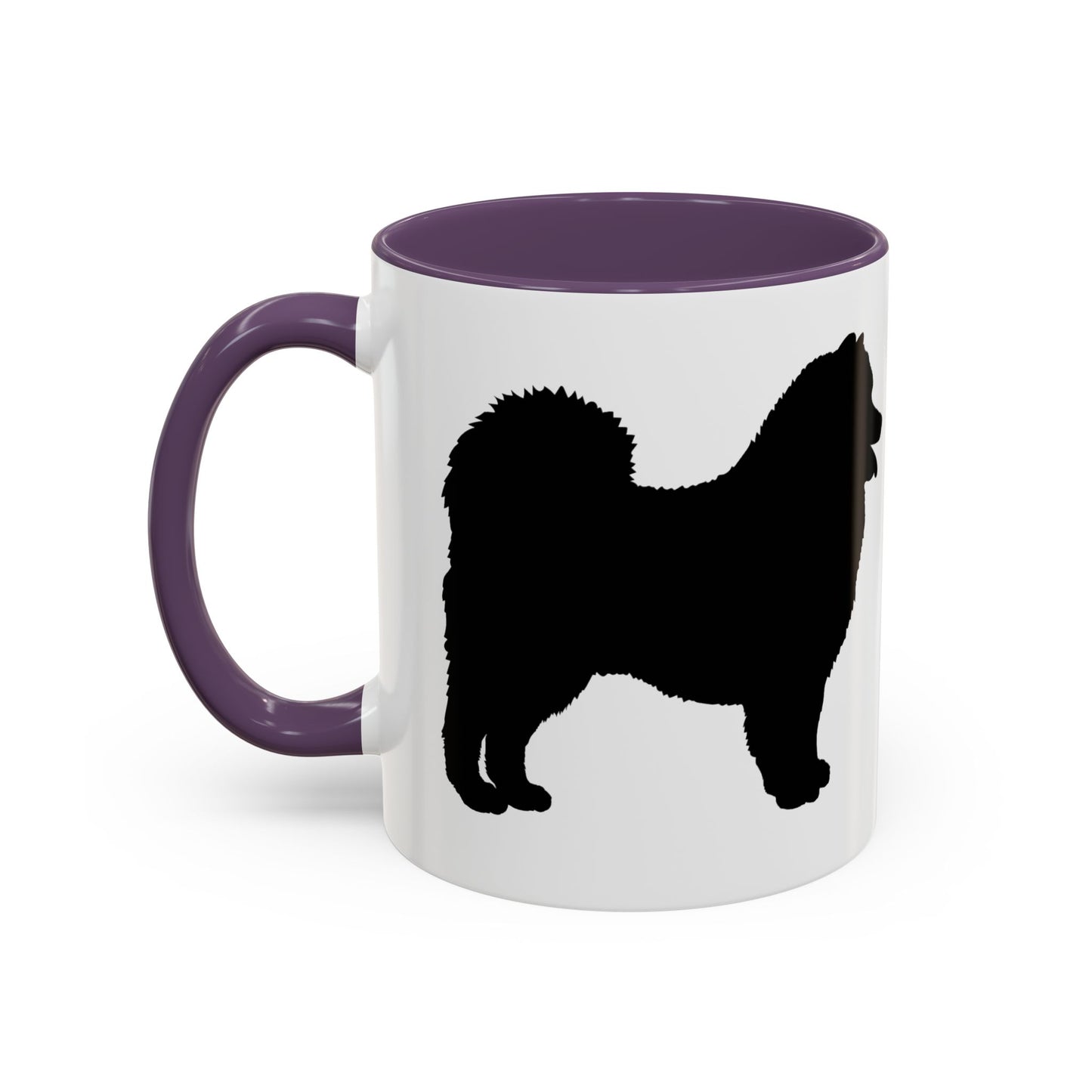 Samoyed Silhouette 2-Tone Coffee Mug