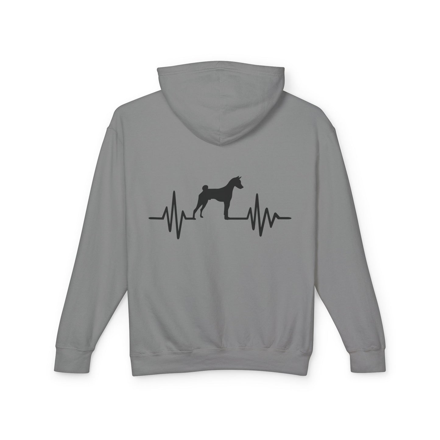 My Heart Beats For Basenjis Unisex Lightweight Hoodie