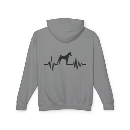 My Heart Beats For Basenjis Unisex Lightweight Hoodie