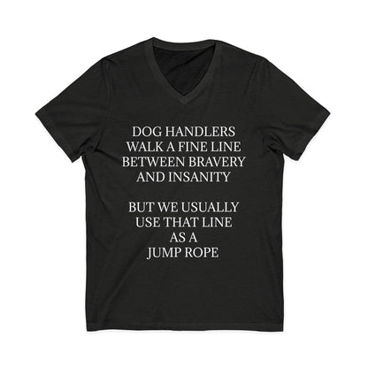 Jump Rope Unisex Short Sleeve V-Neck Tee