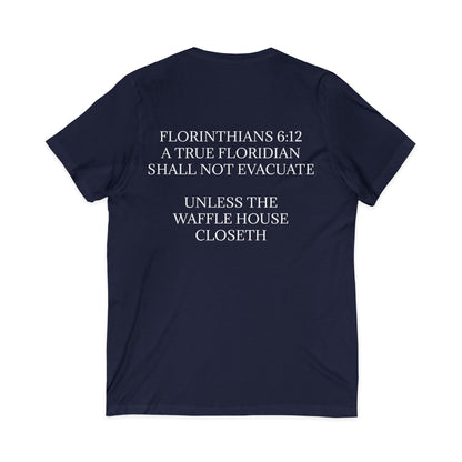 Florinthians 6:12 Unisex Short Sleeve V-Neck Tee