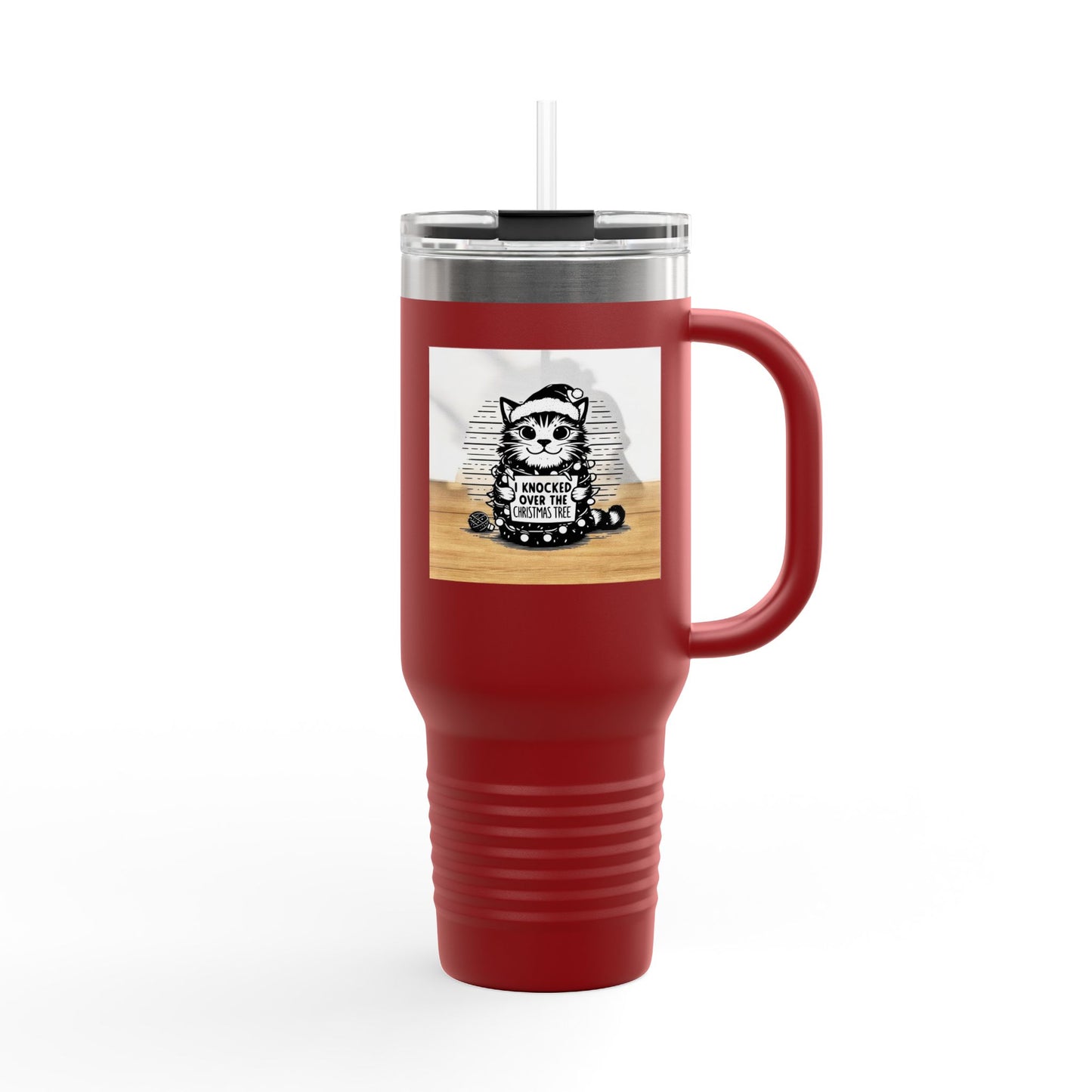 Naughty Cat Insulated Travel Mug
