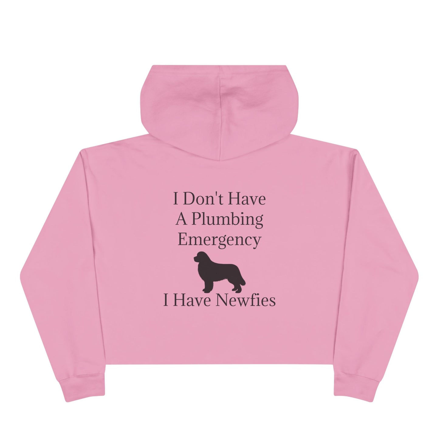Plumbing Emergency Women's Crop Hoodie