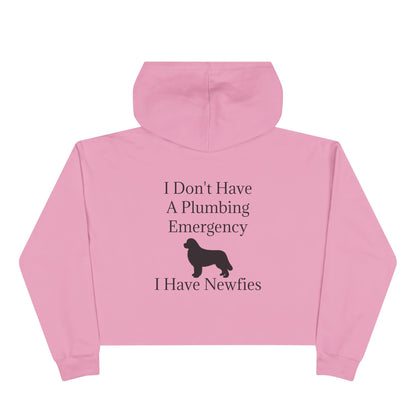 Plumbing Emergency Women's Crop Hoodie