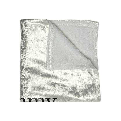 Sammy Smile Crushed Velvet Blanket