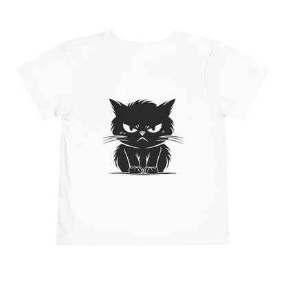 Angry Cat Toddler Unisex Short Sleeve Crewneck Tee