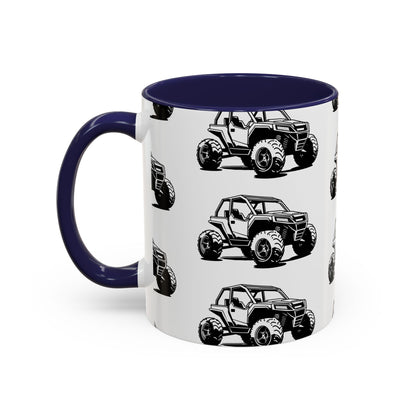 Off The Beaten Path Side By Side 2-Tone Coffee Mug